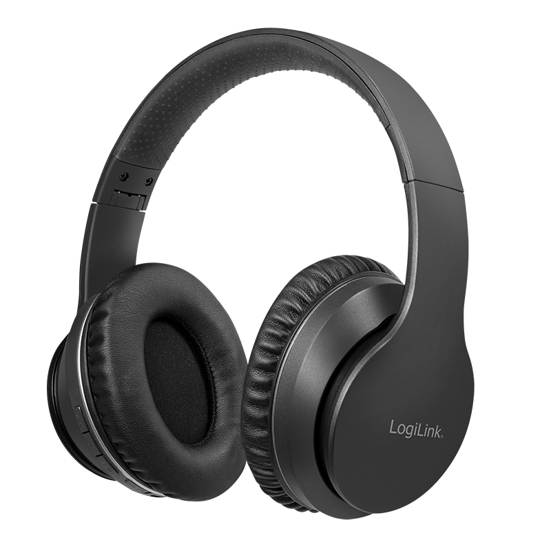 LogiLink BT0053 Kopfhörer & Headset Kabellos Kopfband Musik Bluetooth Schwarz