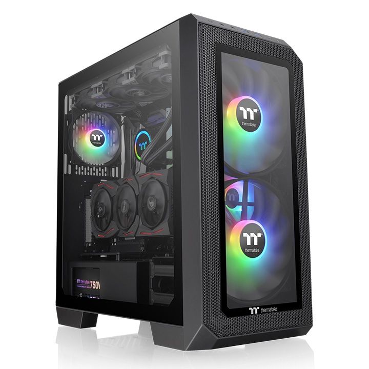 Thermaltake View 300 MX Midi Tower Schwarz
