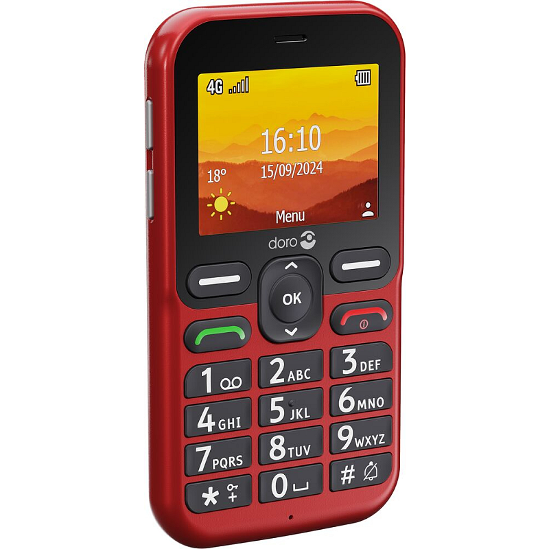 Doro Leva L11 6,1 cm (2.4") 118 g Rot Funktionstelefon