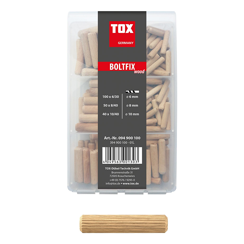 TOX Dübel 094900100 Dübel 190 Stück(e) Holz Rund