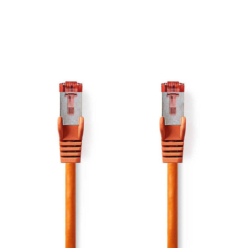 Nedis CCGL85221OG10 Netzwerkkabel Orange 1 m Cat6 S/FTP (S-STP)