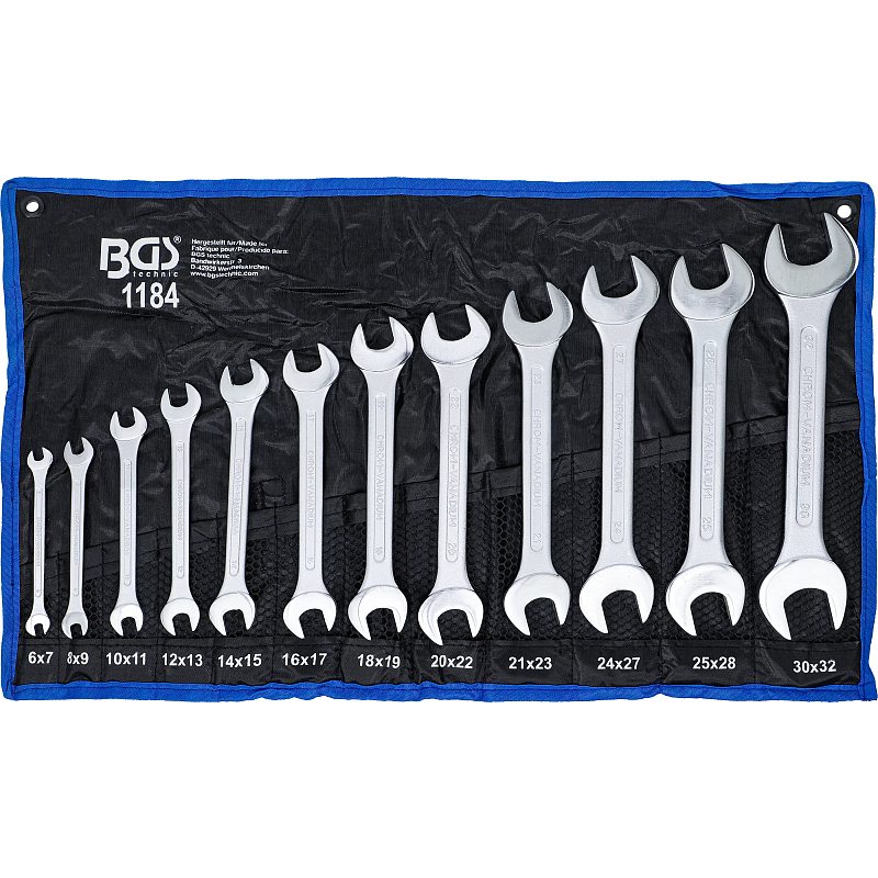 BGS technic Double Open End Spanner Set