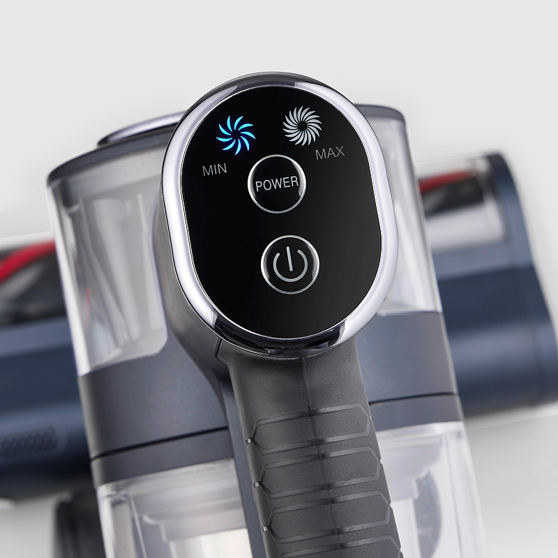 Severin HV 7175 Stabstaubsauger/Elektrischer Besen Akku Trocken Beutellos 0,5 l 200 W Blau, Metallisch 2,2 Ah