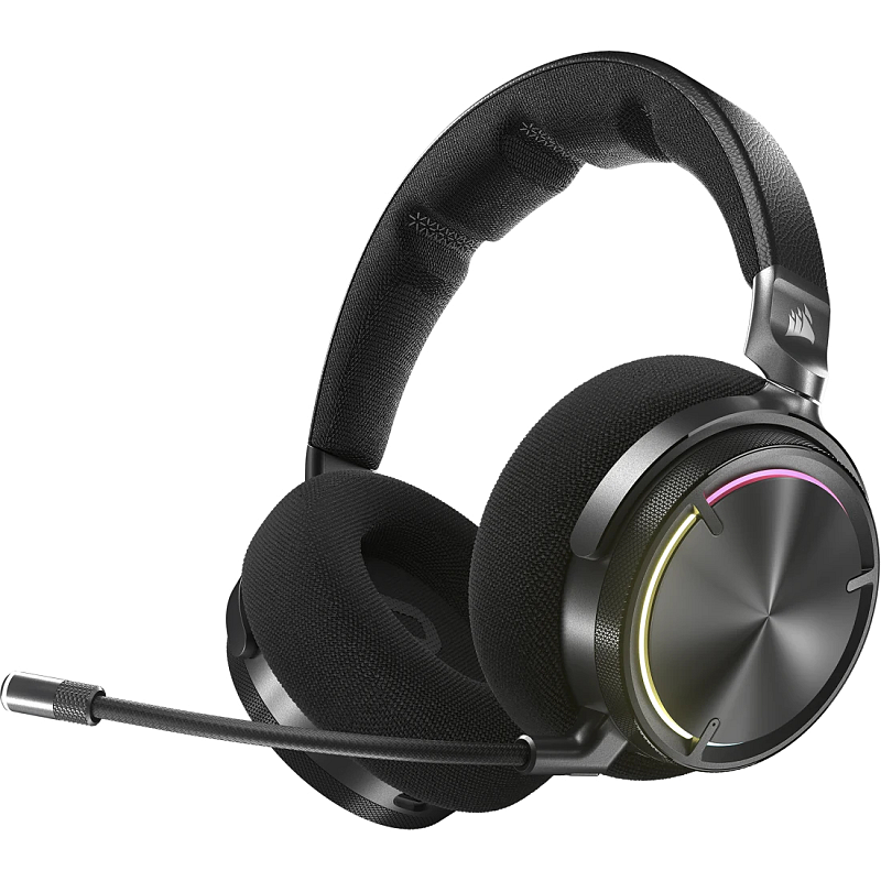 Corsair VIRTUOSO MAX WIRELESS, Carbon Kopfhörer Kabellos Handgeführt Gaming Bluetooth Karbon