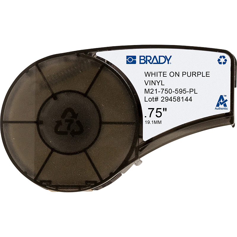 Brady M21-750-595-PL Druckeretikett Violett, Weiß Selbstklebendes Druckeretikett