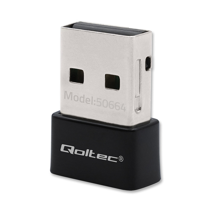 Qoltec 50664 WLAN Access Point 650 Mbit/s Schwarz
