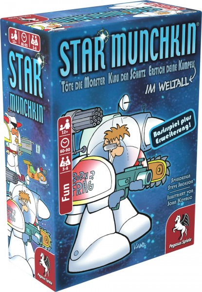 Pegasus Star Munchkin 1+2 60 min Kartenspiel Simulation