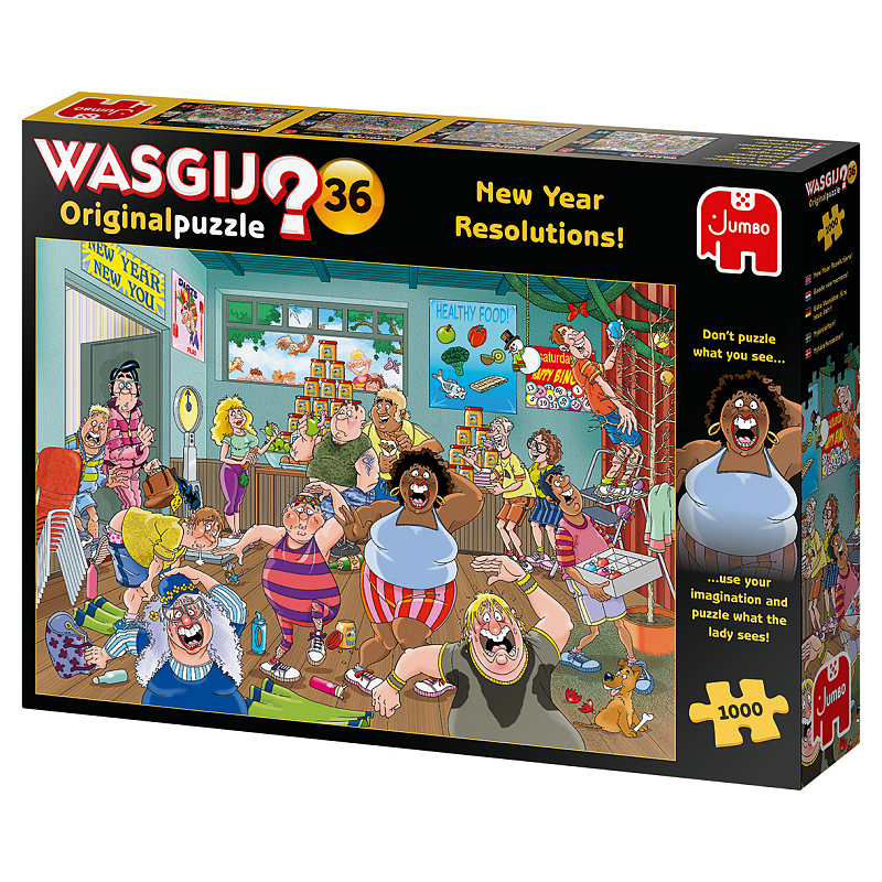 Wasgij Original 36 - Gute Vorsätze fürs neue Jahr! - 1000 Teile