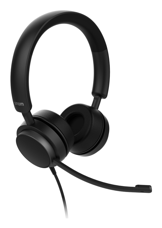 Snom A310D Kopfhörer Kabelgebunden Kopfband Büro/Callcenter Schwarz