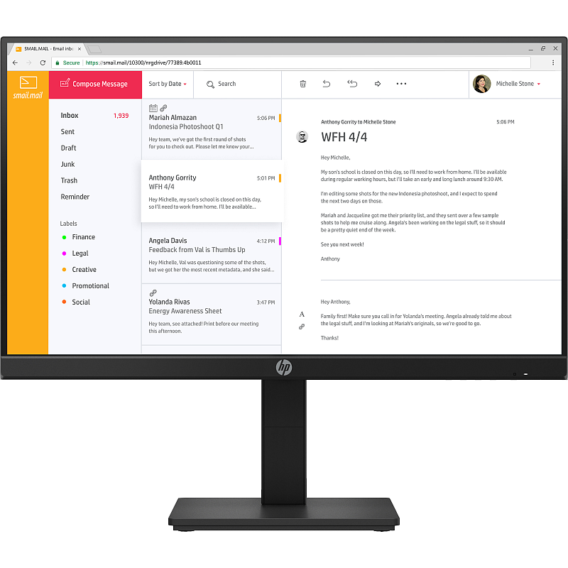HP P24h G4 FHD-Monitor