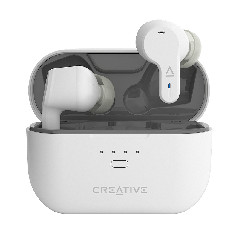 Creative Labs Zen Air Pro Kopfhörer True Wireless Stereo (TWS) im Ohr Anrufe/Musik/Sport/Alltag USB Typ-C Bluetooth Weiß