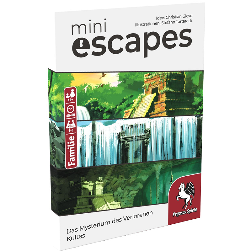 Pegasus MiniEscapes MiniEscapes – Das Mysterium des Verlorenen Kultes 60 min Brettspiel Familie