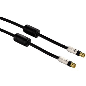 Hama 00056513 Koaxialkabel 1,5 m Coaxial M Coaxial FM Schwarz