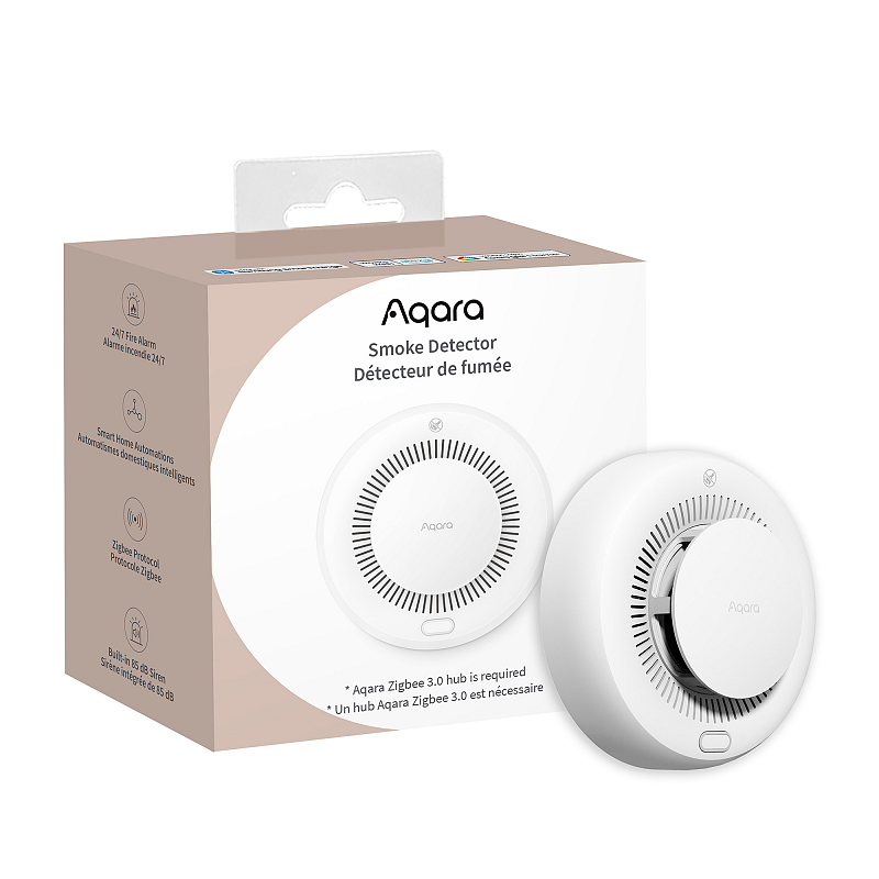 Aqara SD-S01D Intelligenter Rauchmelder Photoelektrischer Reflexionsmelder Drahtlose Verbindung
