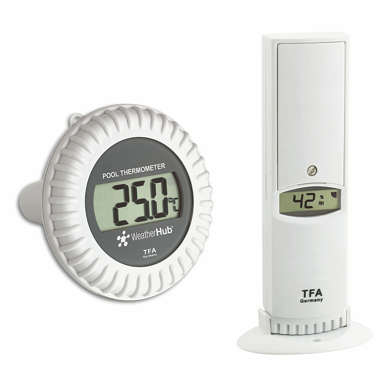 TFA-Dostmann 30.5059.02 Hygrometer/Psychrometer Draußen Elektronisches Hygrometer Weiß