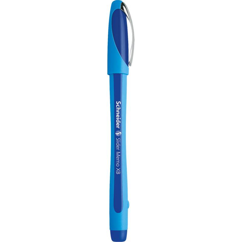 Schneider Schreibgeräte Slider Memo XB Blau Stick-Kugelschreiber Extradick