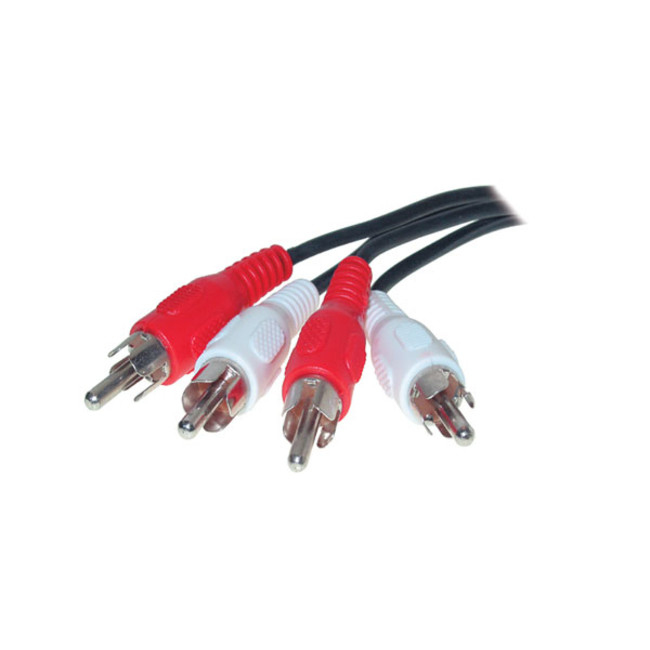 S/CONN maximum connectivity 2 x RCA male/2 x RCA male, 1.5 m Audio-Kabel 1,5 m Schwarz, Rot, Weiß