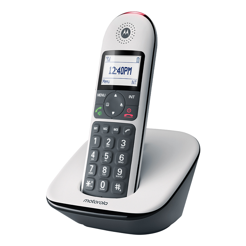 Motorola CD5001 DECT-Telefon Anrufer-Identifikation Grau