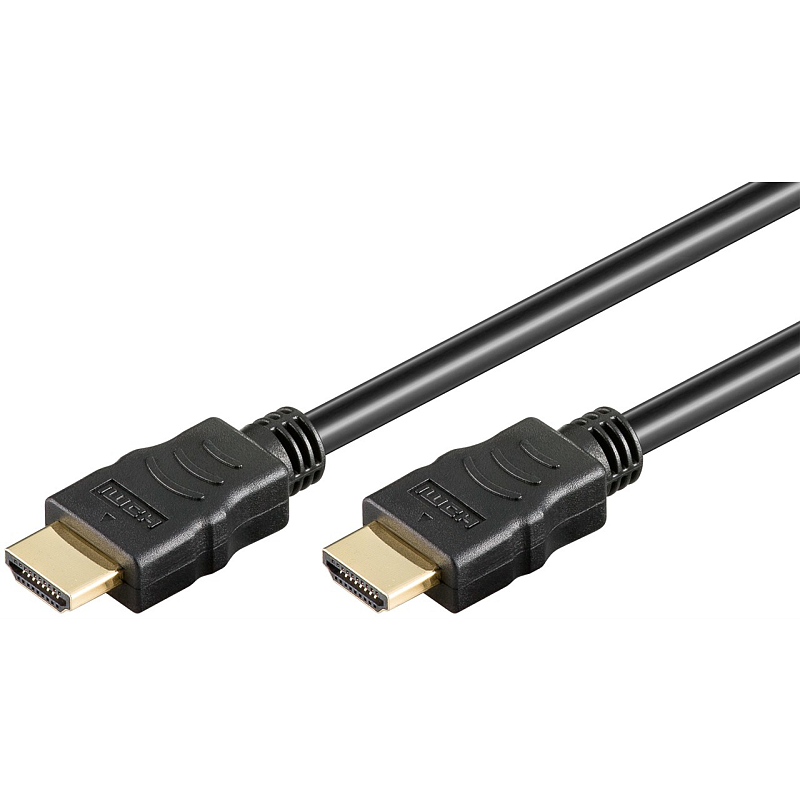 Goobay 61149 HDMI-Kabel 0,5 m HDMI Typ A (Standard) Schwarz