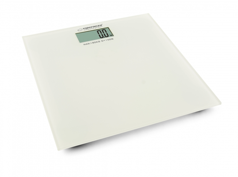 Esperanza EBS002W Personenwaage Rechteck Weiß Elektronische Personenwaage