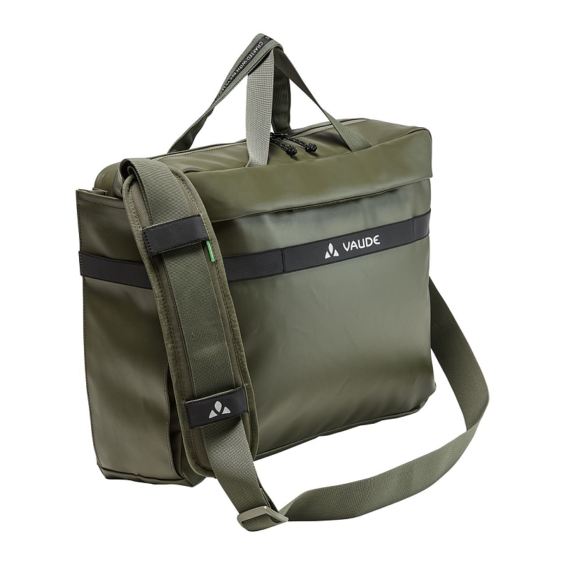 VAUDE Mineo Commuter Briefcase 17 Hinten Fahrradtasche 17 l Polyester, Thermoplastische Polyurethane (TPU) Khaki