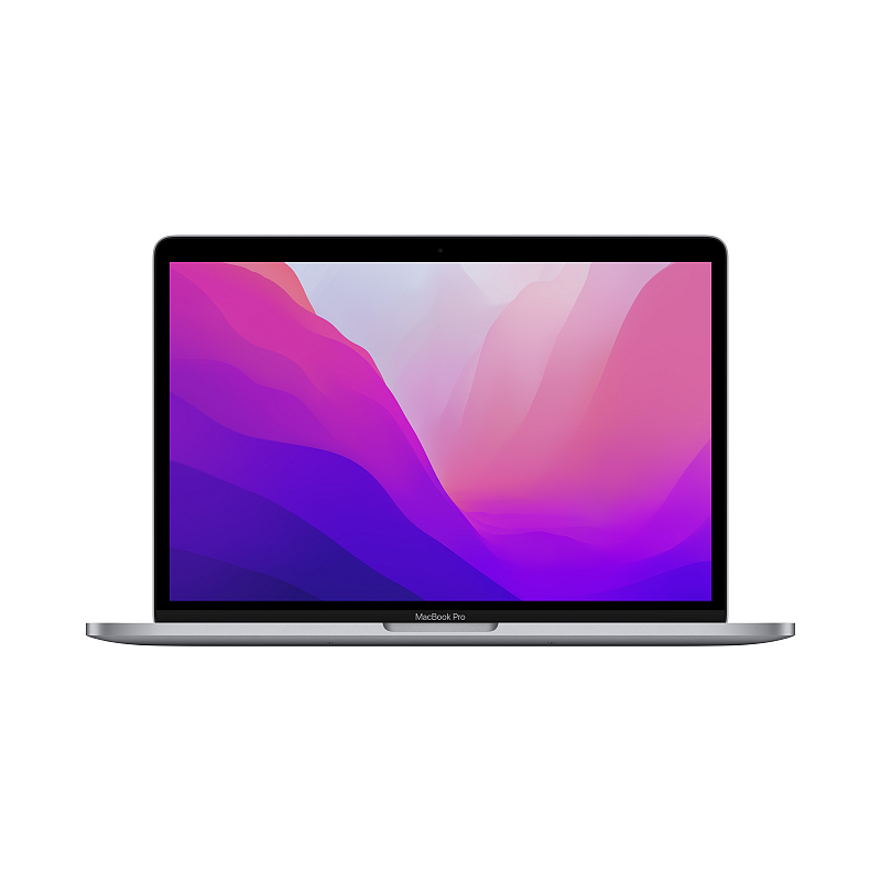 Apple MacBook Pro Apple M M2 Laptop 33,8 cm (13.3") 8 GB 512 GB SSD Wi-Fi 6 (802.11ax) macOS Monterey Grau
