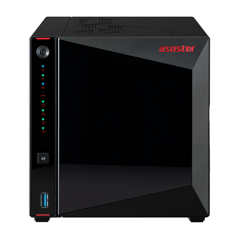 Asustor AS5404T NAS & Speicherserver Intel® Celeron® N5105 4 GB DDR4 0 TB ADM Schwarz