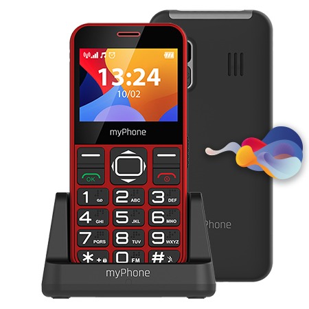 myPhone Halo 3 5,87 cm (2.31") 86 g Rot Seniorentelefon