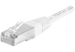 Dexlan 859578 Netzwerkkabel Weiß 1 m Cat6a F/UTP (FTP)