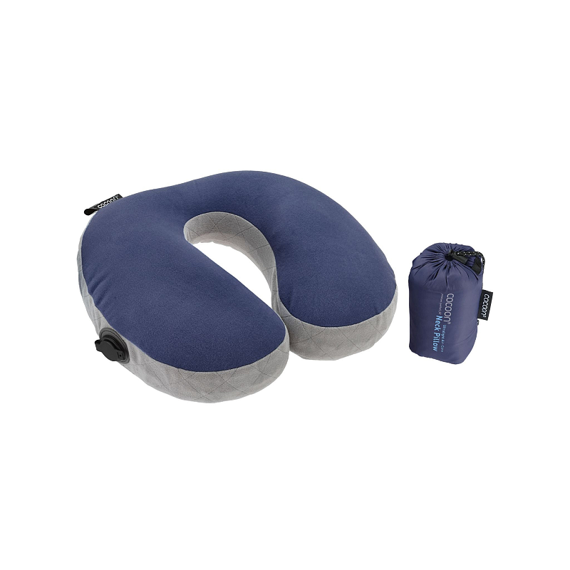 Cocoon AirCore Reisekissen einfaltbar Blau