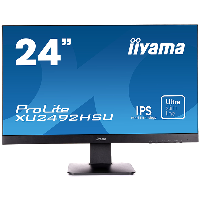 iiyama ProLite XU2492HSU Computerbildschirm 60,5 cm (23.8") 1920 x 1080 Pixel Full HD LED Schwarz