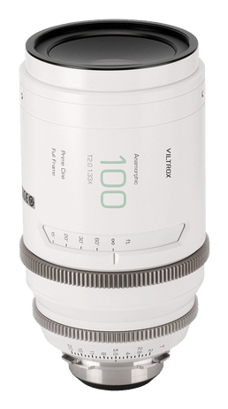 VILTROX 100MM T2.0 1.33X PL Kameraobjektiv Kinoobjektiv Anamorphotische Linse Weiß