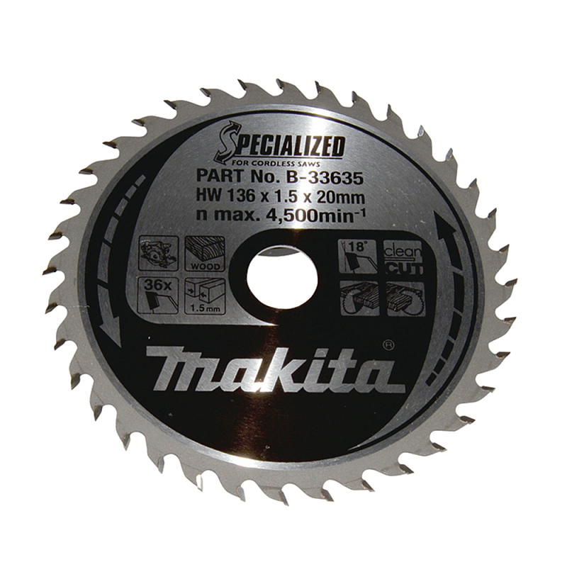 Makita B-33635 Kreissägeblatt 13,6 cm 1 Stück(e)
