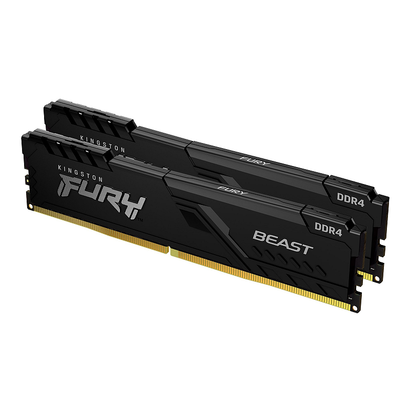 Kingston Technology FURY Beast 16GB 3200MT/s DDR4 CL16 DIMM (2er-Kit) Black