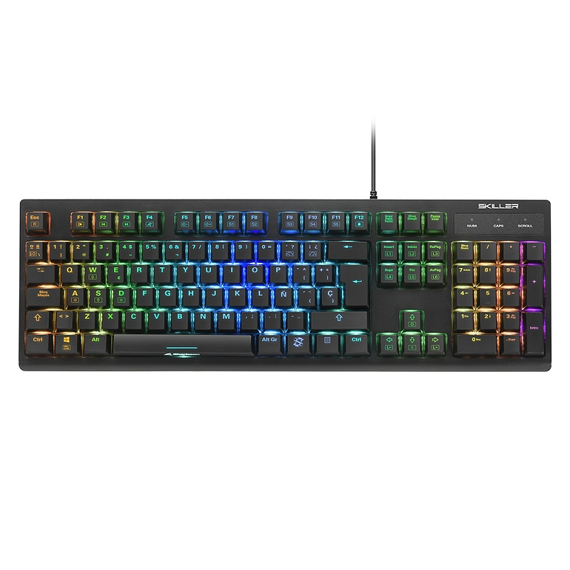 Sharkoon SGK30 Tastatur Gaming USB QWERTY Spanisch Schwarz