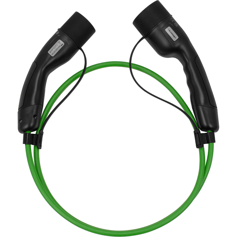 Blaupunkt B1P16AT1 Ladekabel für Elektrofahrzeuge Grün Typ 2 1 2 m