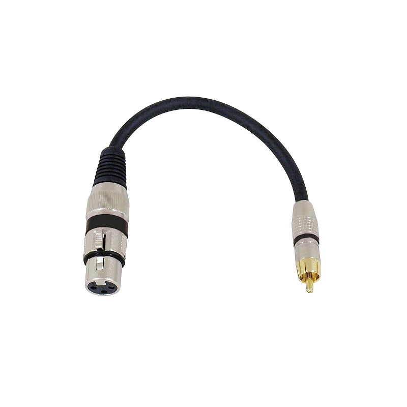 Omnitronic 3022075J Audio-Kabel 0,15 m XLR (3-pin) RCA Schwarz