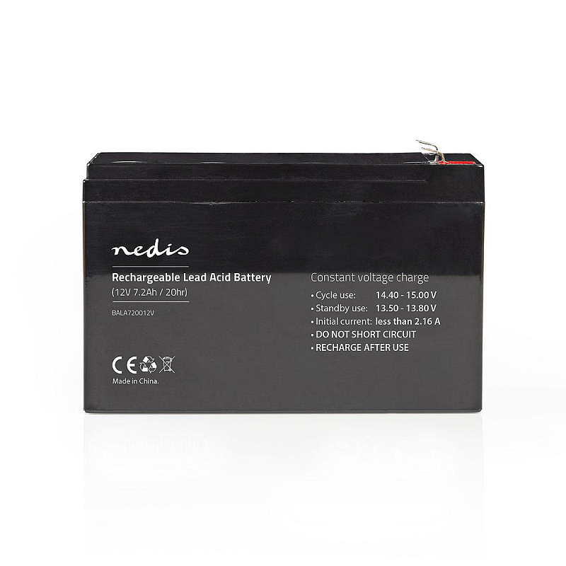 Nedis BALA720012V USV-Batterie Plombierte Bleisäure (VRLA) 12 V 7200 Ah