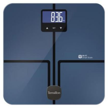 Terraillon Master Coach Ultra Rechteck Schwarz, Blau Elektronische Personenwaage