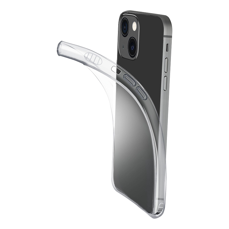 Cellularline Fine - iPhone 13 Weich, ultraschmal, ultratransparent
