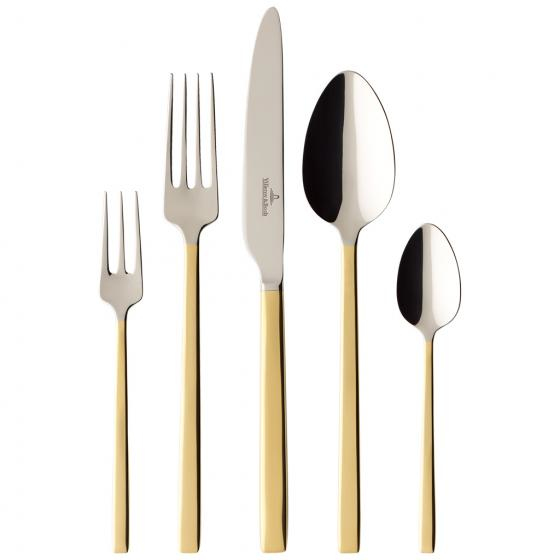 Villeroy & Boch 1264479050 Besteck-Set 30 Stück(e) Gold, Edelstahl