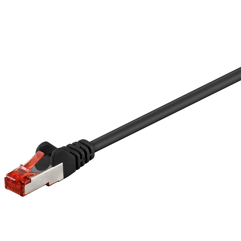 Goobay 68695 Netzwerkkabel Schwarz 15 m Cat6 S/FTP (S-STP)