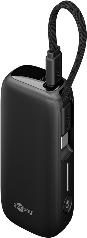 Goobay 76250 Powerbank Lithium Polymer (LiPo) 5000 mAh Schwarz