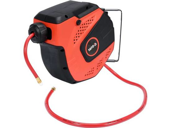 Yato YT-24242 Pneumatikschlauch 10 m 20 bar Schwarz, Orange, Rot