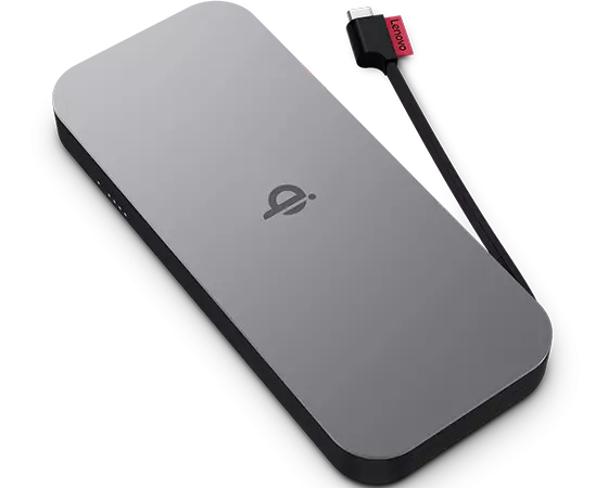 Lenovo 40ALLG1WWW Powerbank Lithium-Ion (Li-Ion) 10000 mAh Kabelloses Aufladen Schwarz