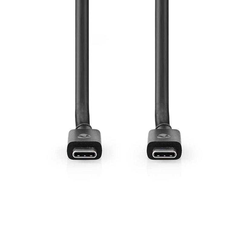 Nedis CCGB66040BK10 USB Kabel USB4 Gen 3x2 1 m USB C Schwarz