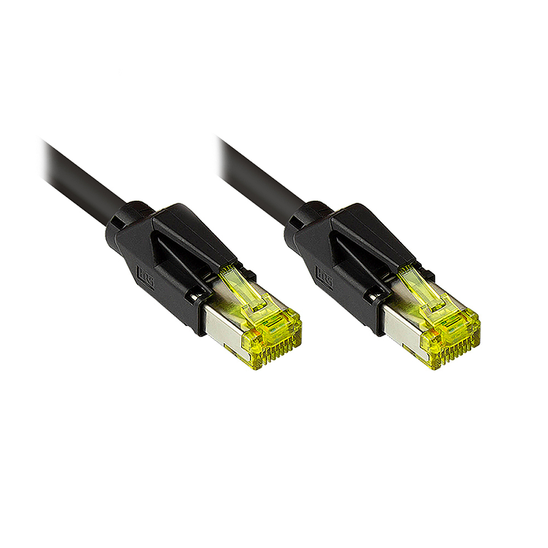 Alcasa 831RK-250S Netzwerkkabel Schwarz 25 m Cat7 S/FTP (S-STP)