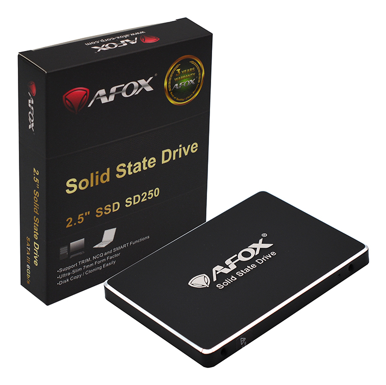 AFOX SD250-128GN Internes Solid State Drive 128 GB 2.5" Serial ATA III 3D NAND