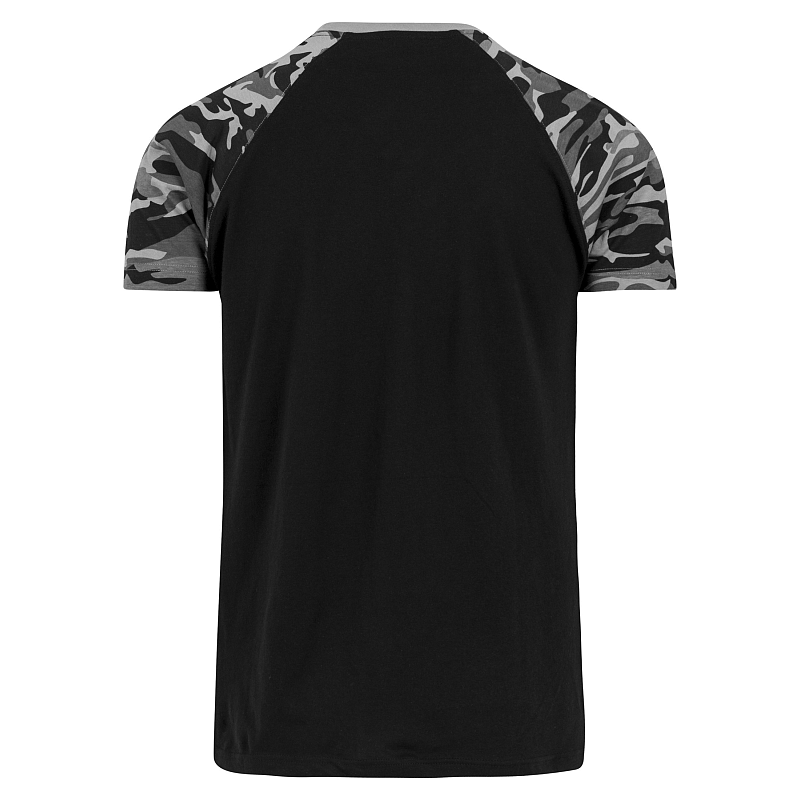 Urban Classics Raglan Contrast Tee T-Shirt Rundhals Kurzärmel Baumwolle, Trikot