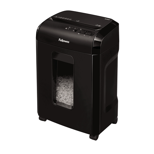 Fellowes Powershred 10M Aktenvernichter Mikrogeschnittene Zerkleinerung Schwarz